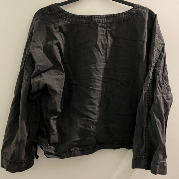 Madewell Denim Side Lace Top - Picture 5 of 8